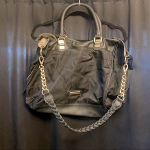 Steve Madden bag. Nylon body, leather trim.